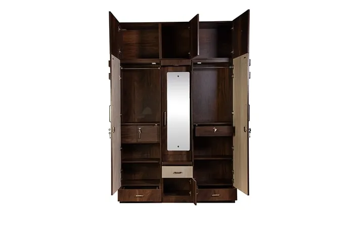 VIVDeal The Jungle Light & Dark Wardrobe Attached Dressing Table